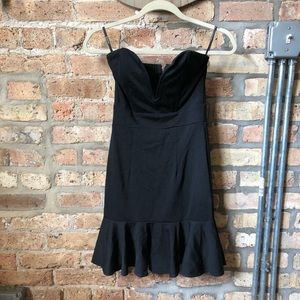 Black mini dress